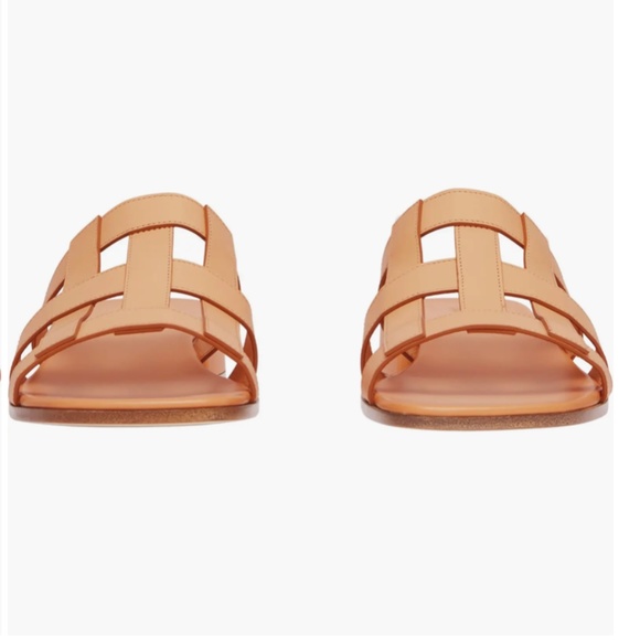 NIB $720 Burberry Lyna Cage Slide Sandal in LIGHT SESAME, Size 36.5 EU / 6.5 US! - Picture 8 of 16